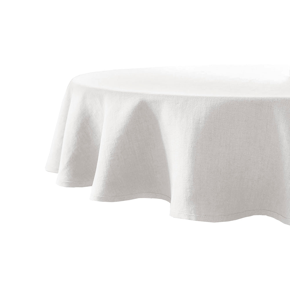Bambury Linen Round Tablecloth - Charcoal