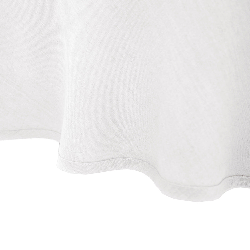 Bambury Linen Round Tablecloth - Charcoal