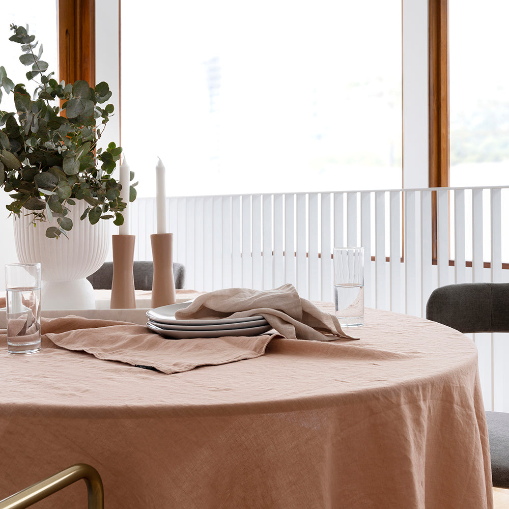 Bambury French Flax Linen Table Runners
