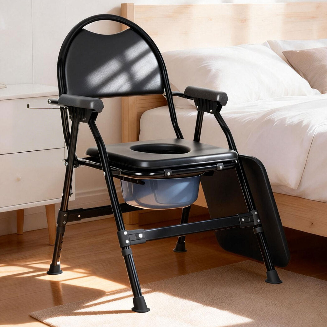 Levede Shower Tiolet Commode Chair Bedside Seat Elderly Pregnant Disability Aid-2050056758503804934