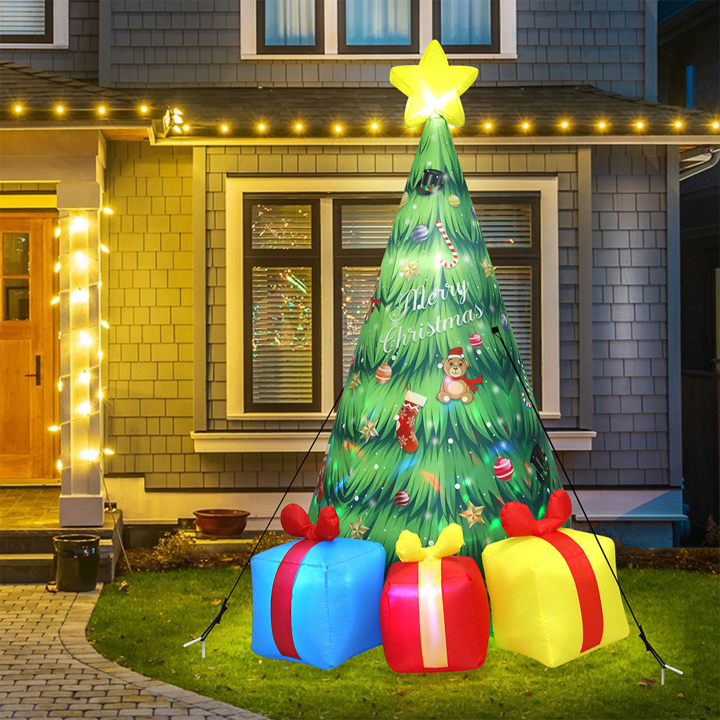 Santaco Inflatable LED Christmas Tree with Music 240CM-1973194188858200070