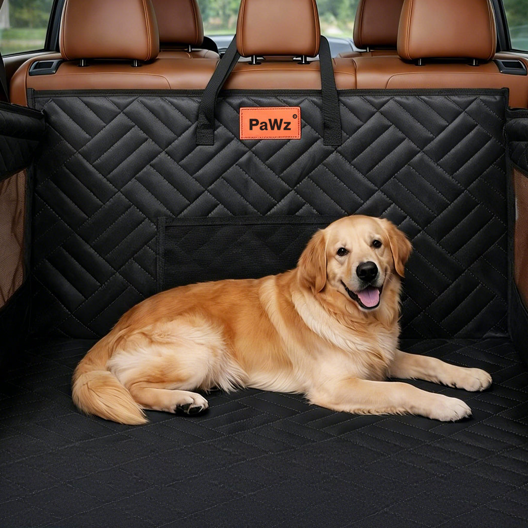 Pawz Dog Car Seat Bed Rear Safety Protector Pet Hammock Non Slip Waterproof-2065254305140707334