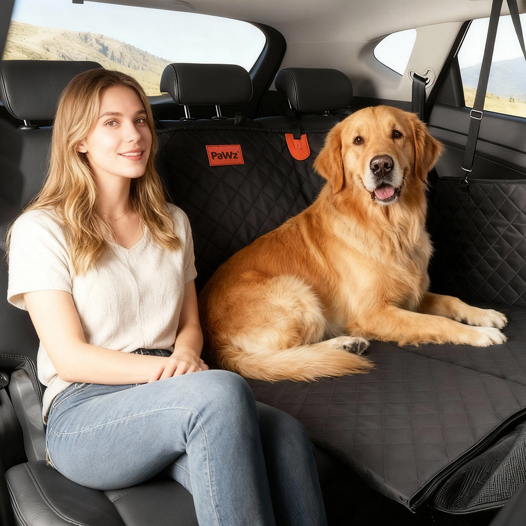 Pawz Dog Car Seat Cover Pet Back Seat Hammock Safety Protector  Waterproof-2065254294092910599