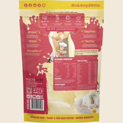 Macro Mike Peanut Plant Protein – Hawaiian Salted Vanilla, 1kg