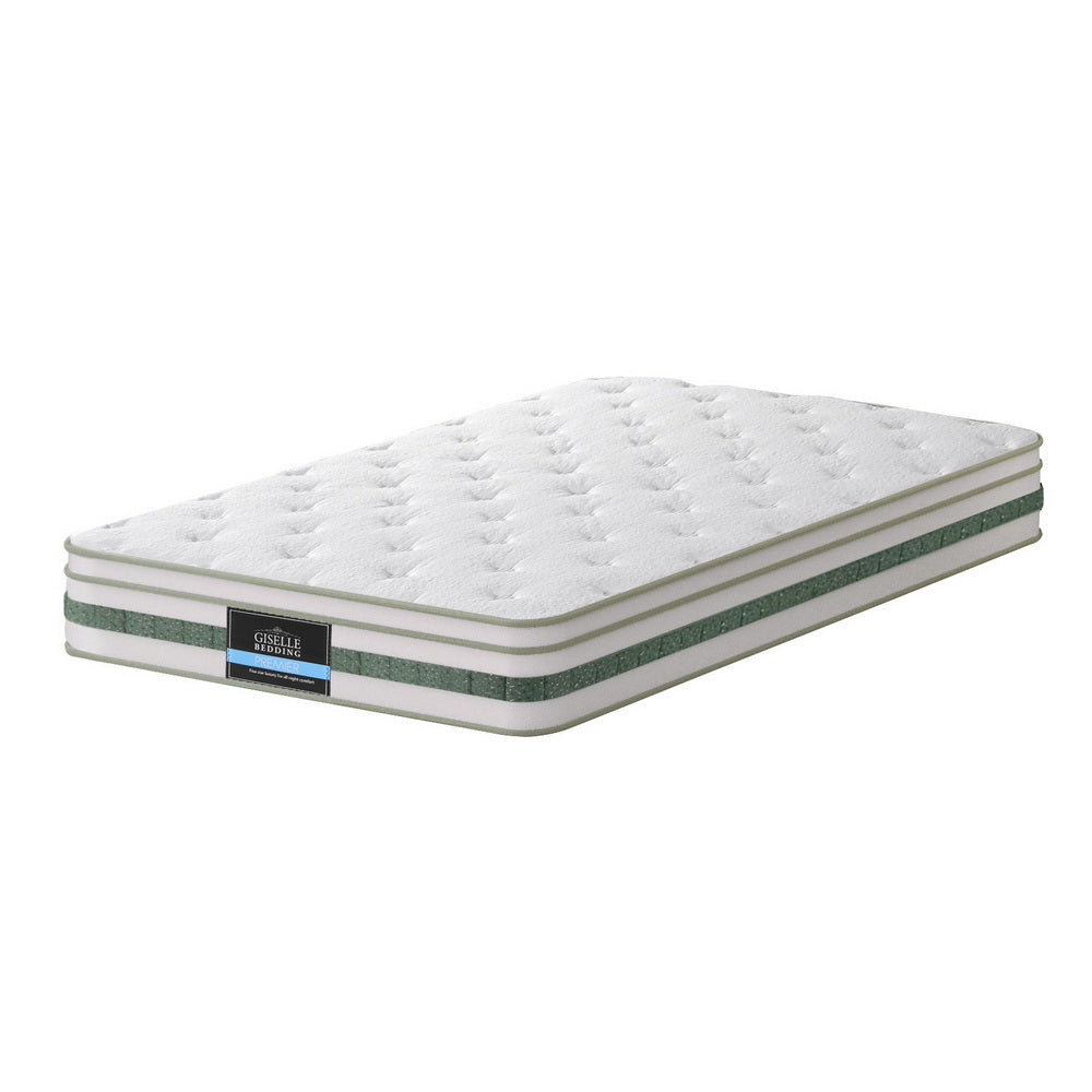 Giselle Mattress King Single Green Tea Mattresses 20cm