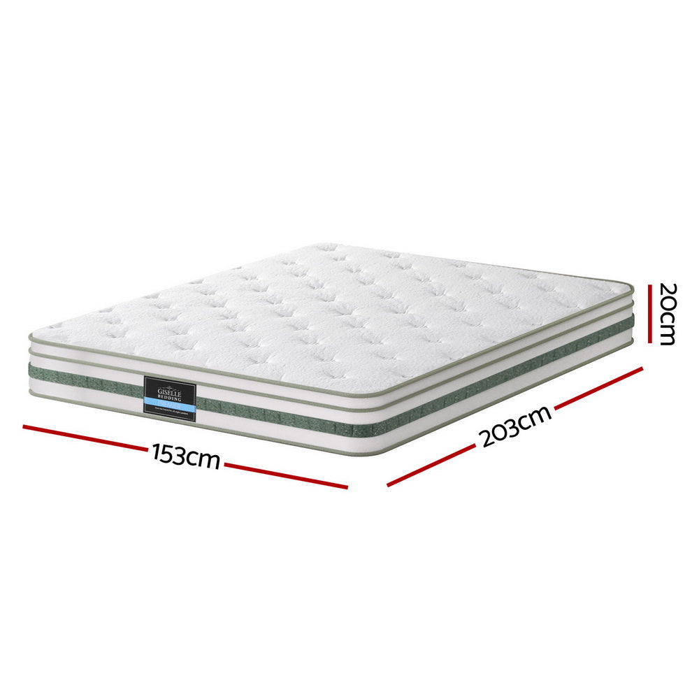 Giselle Mattress Queen Green Tea Mattresses 20cm
