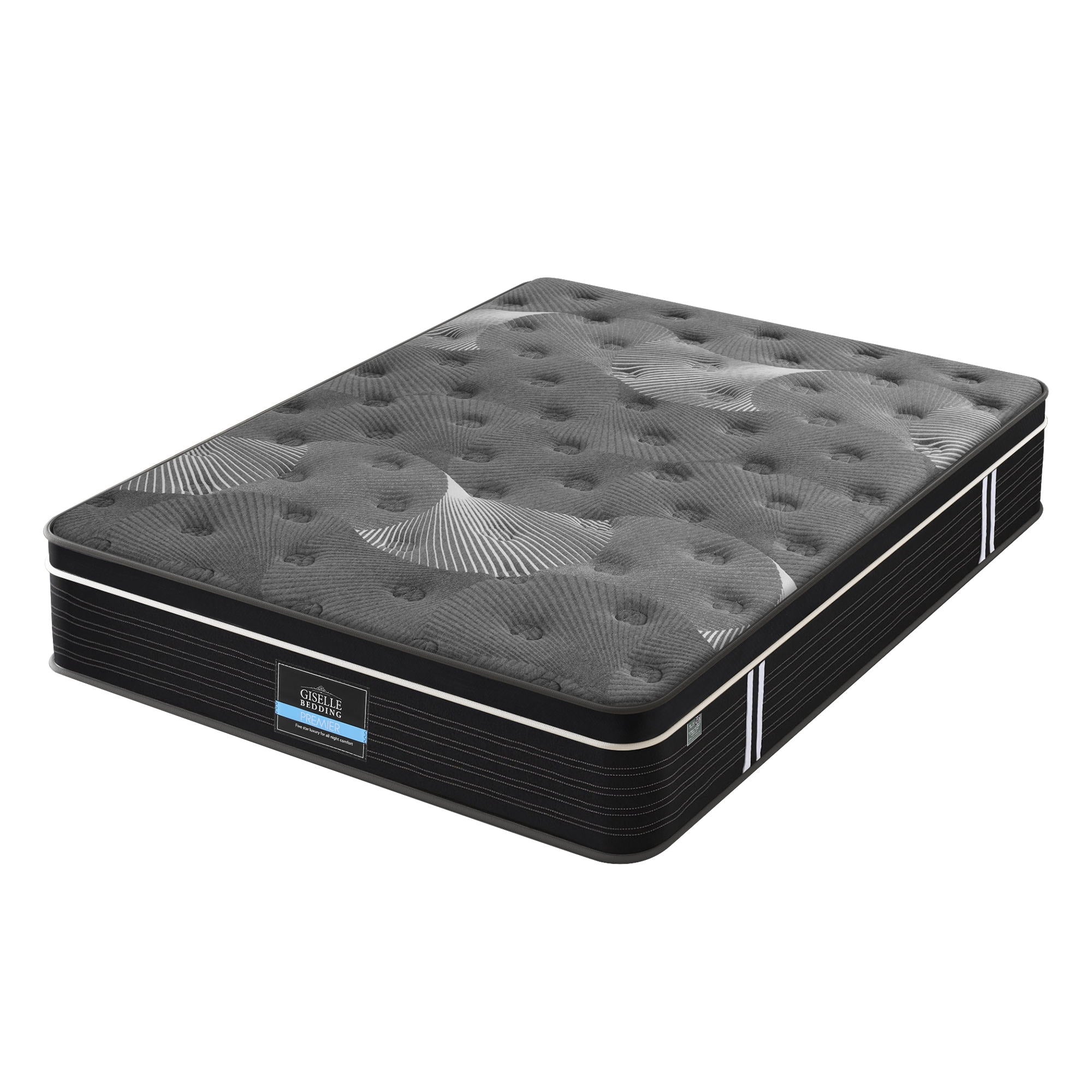 Giselle Bedding 35cm Graphene Memory Foam Medium Firm Euro Top Mattresses Double
