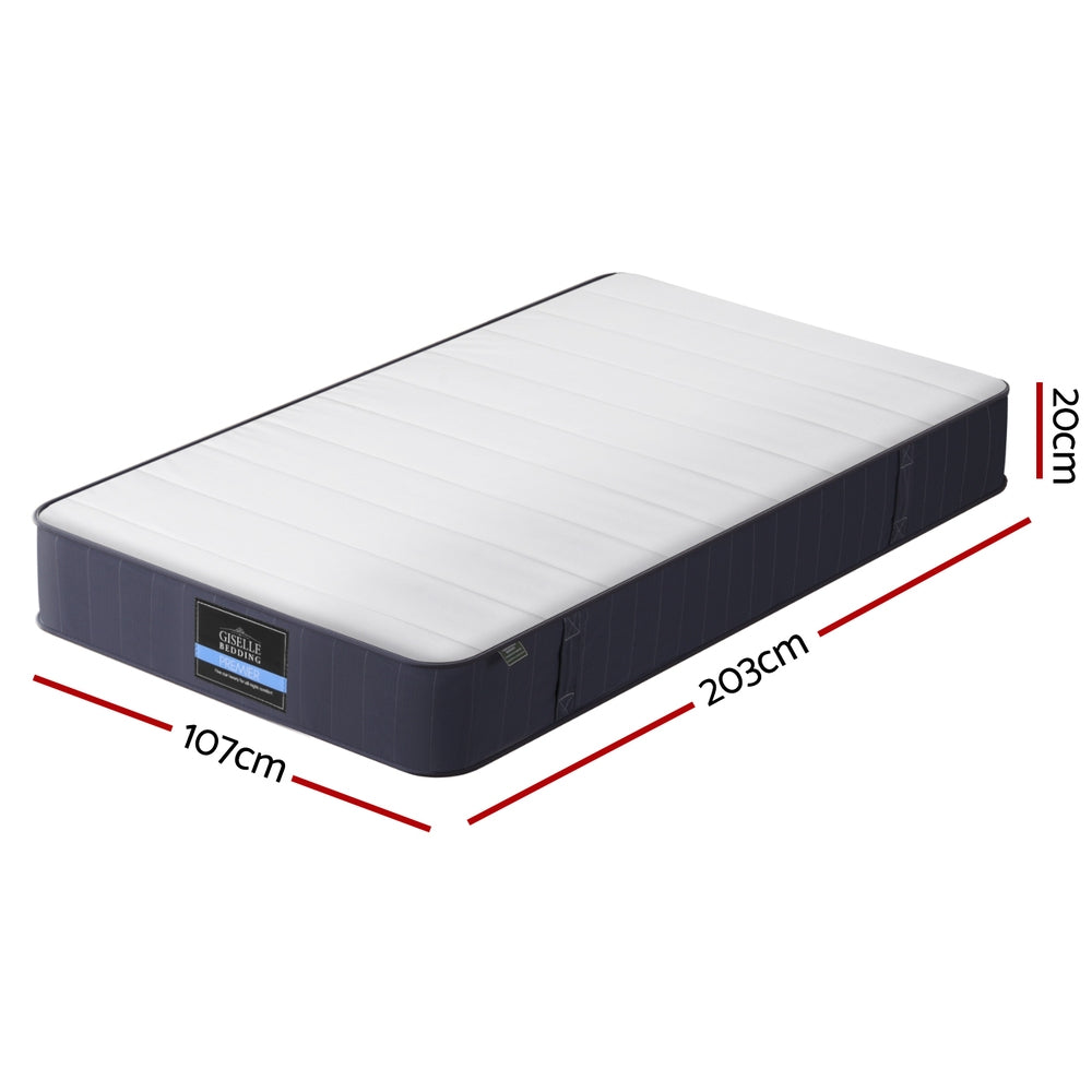 Giselle Mattress King Single Bed Pocket Spring Mattresses - 20cm