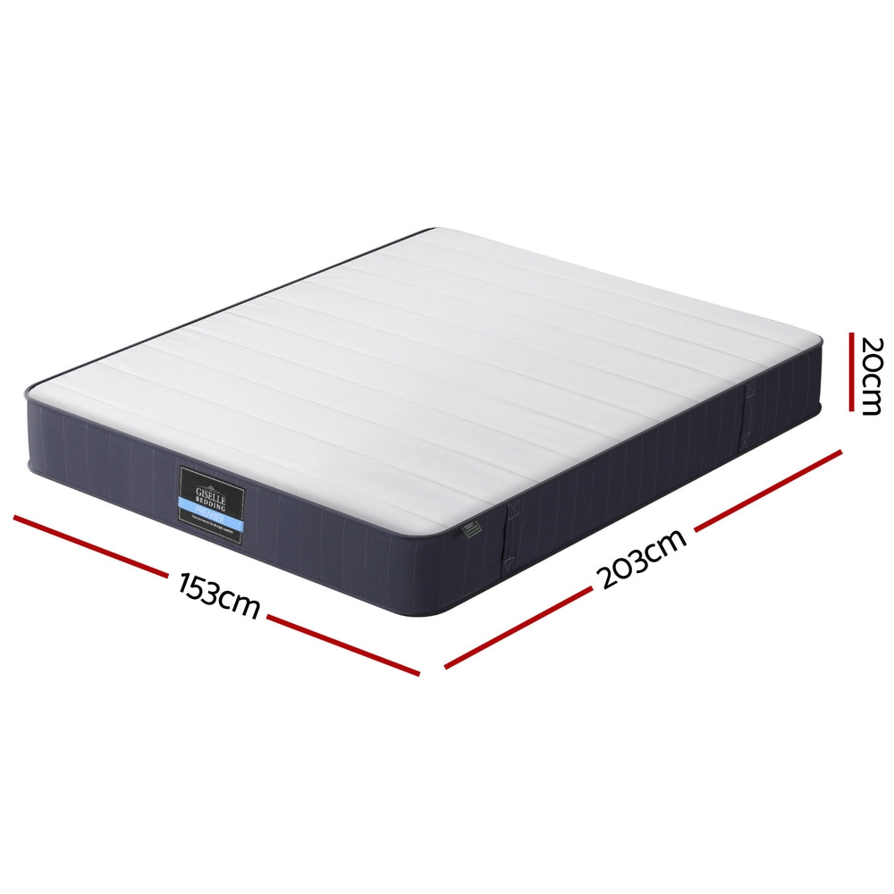 Giselle Mattress Queen Bed Pocket Spring Mattresses - 20cm