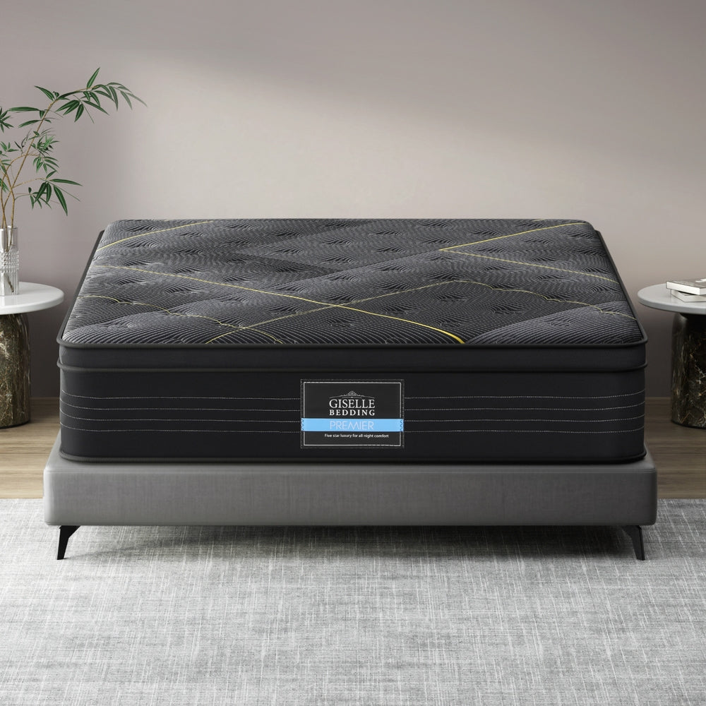 Giselle Mattress Double Bed Bamboo Pocket Firm Foam - 35cm