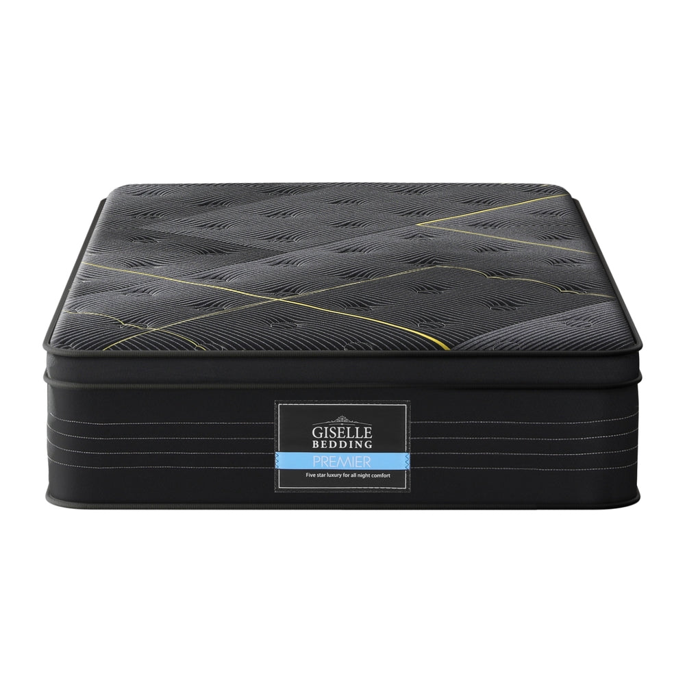 Giselle Mattress King Single Bed Bamboo Pocket Firm Foam - 35cm