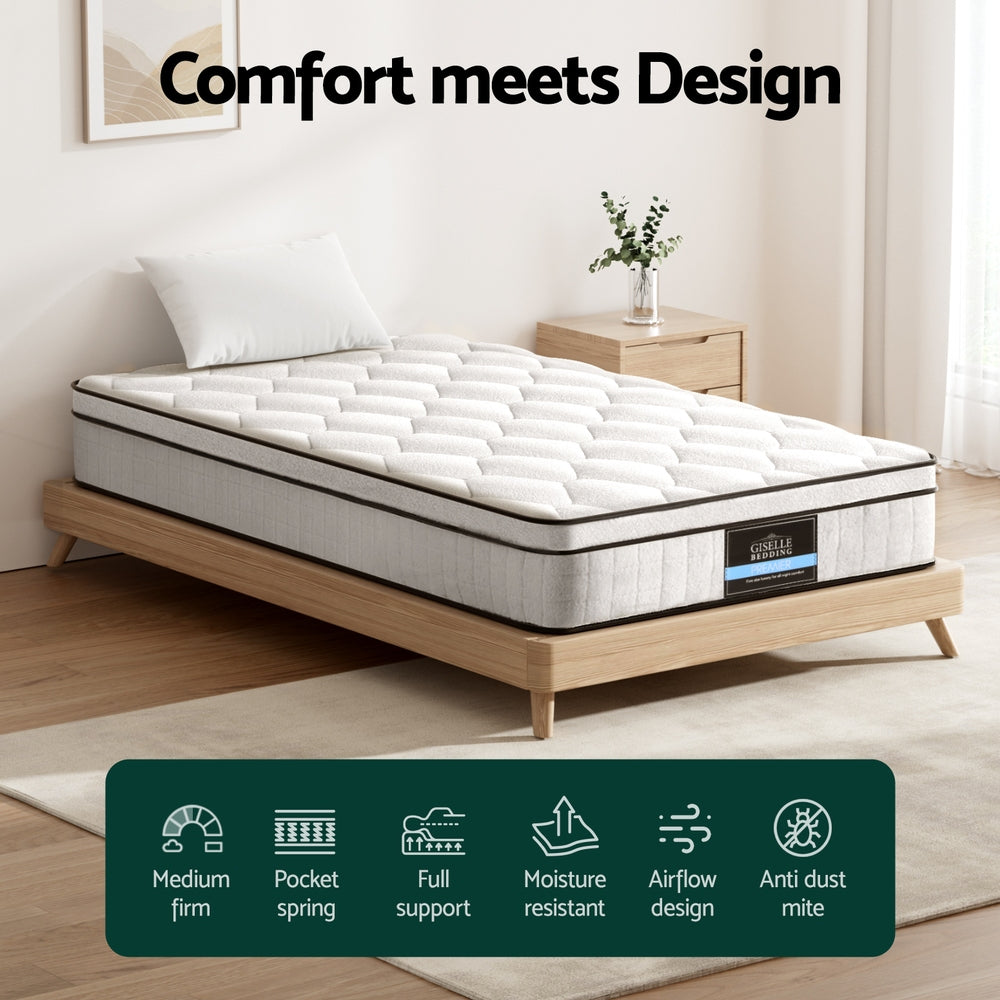 Giselle Mattress King Single Size - 22cm