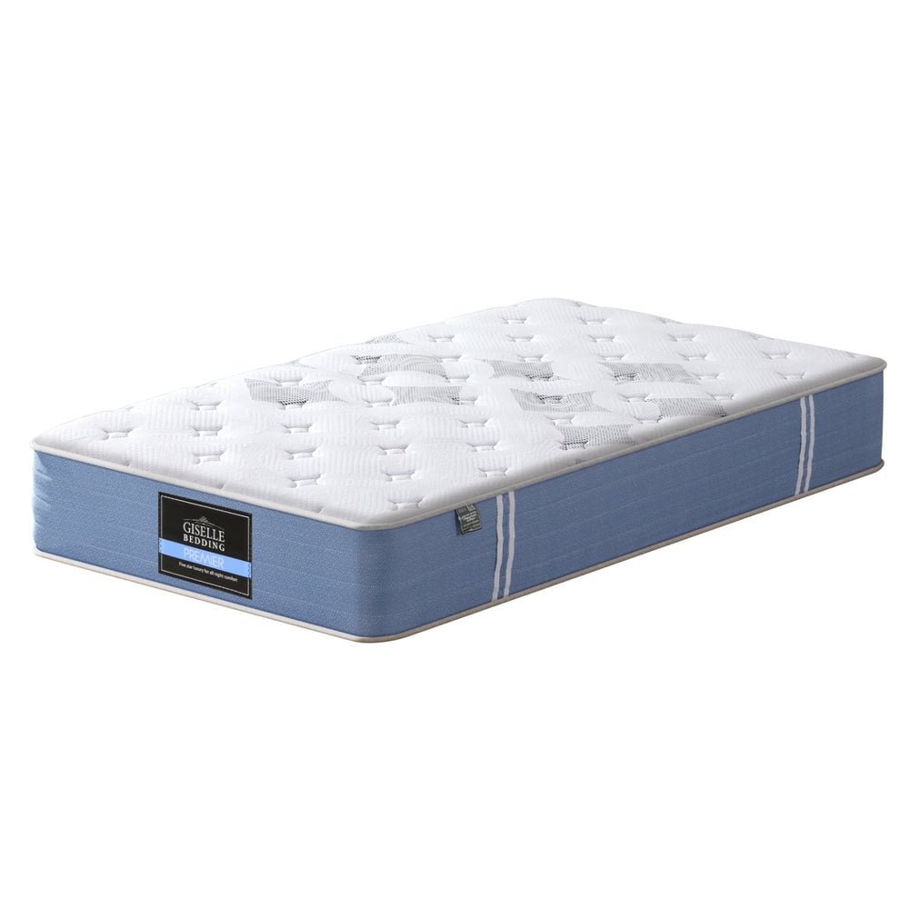 Giselle Mattress King Single Bed Pocket Spring Mattresses - 25cm