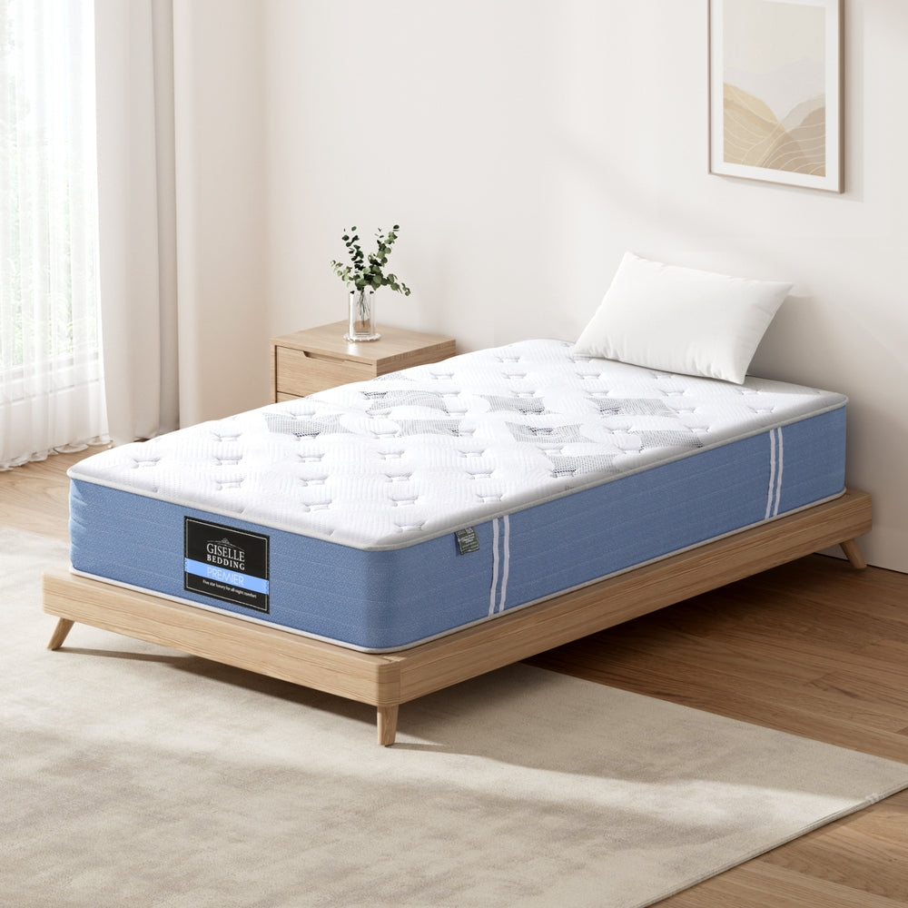 Giselle Mattress King Single Bed Pocket Spring Mattresses - 25cm