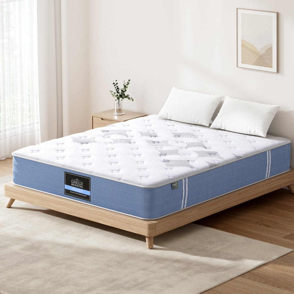 Giselle Mattress Queen Bed Pocket Spring Mattresses - 25cm