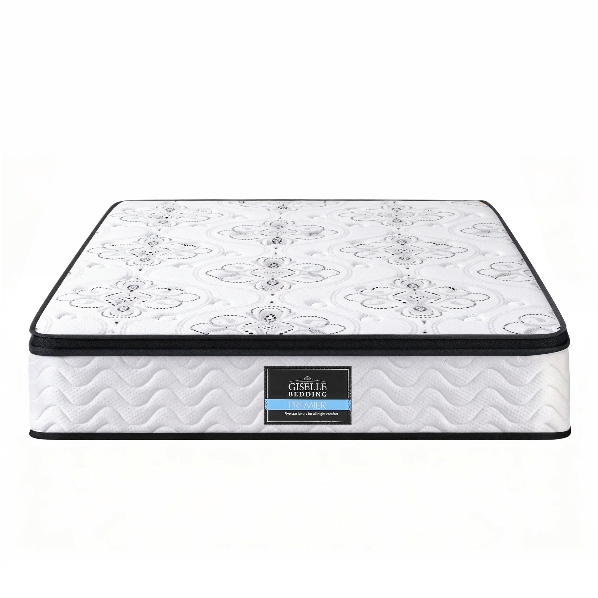 Giselle Bedding 30cm Mattress Pocket Spring Medium Firm Foam Euro Top Queen