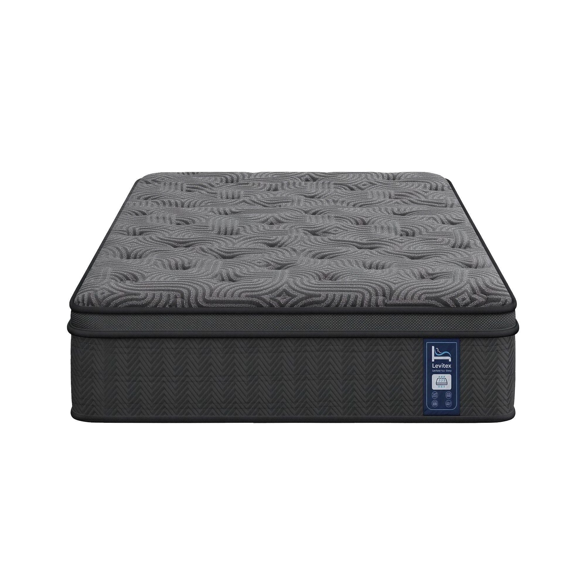 Levitex 34cm Pocket Spring Gel Memory Foam Hybrid Mattress Back Pain Single