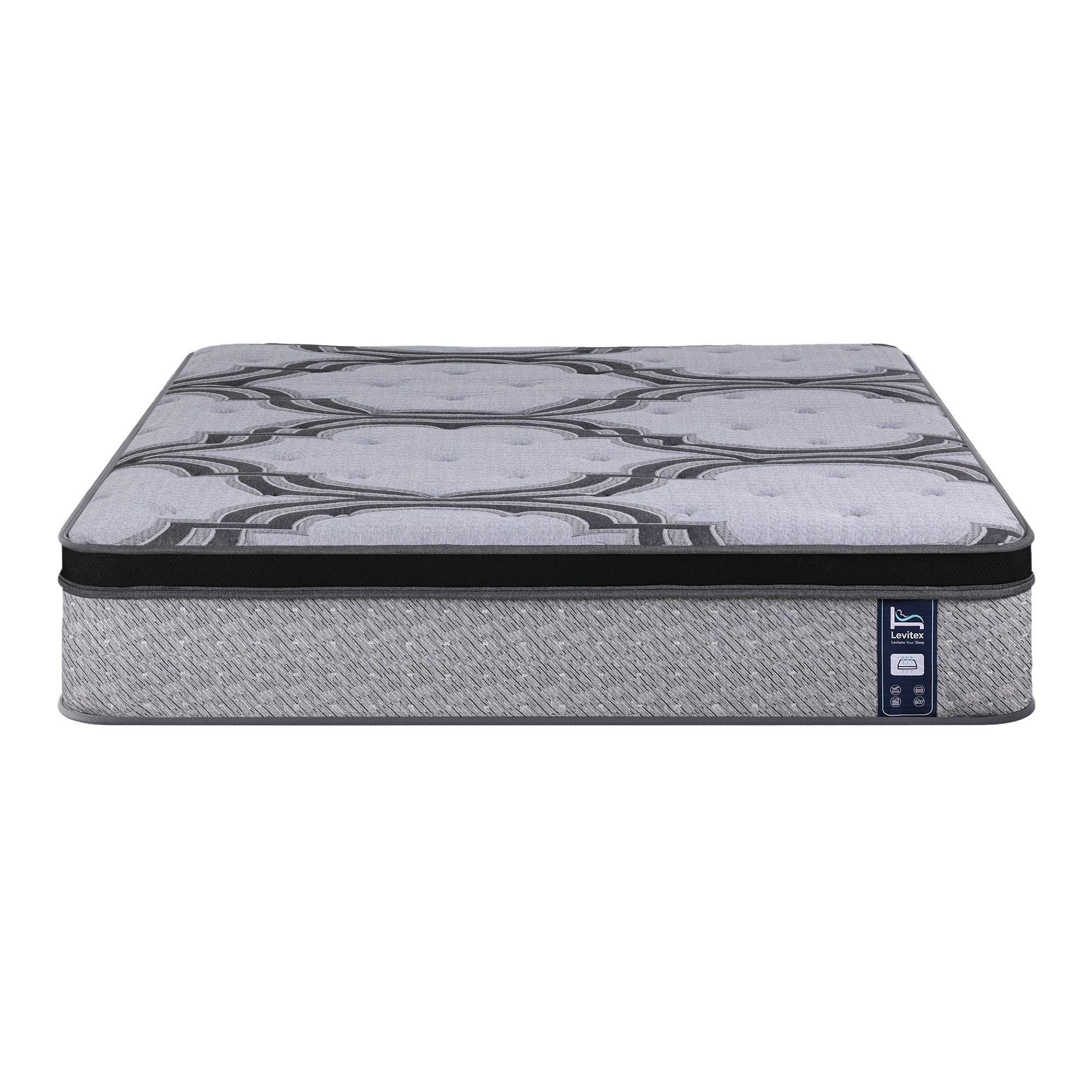 Levitex 5-Zone Pocket Spring Latex Memory Foam Hybrid Mattress Double 34cm