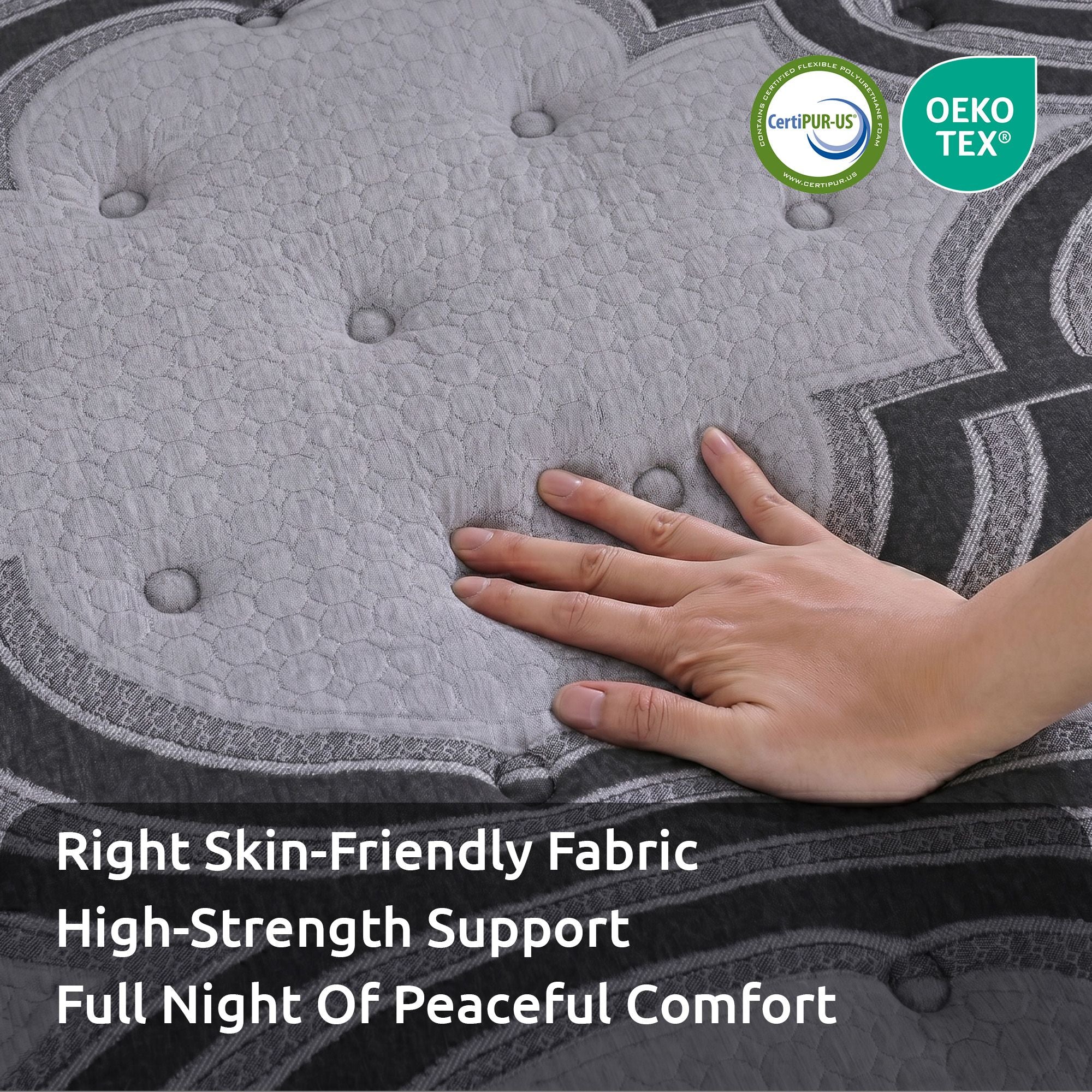 Levitex 5-Zone Pocket Spring Latex Memory Foam Hybrid Mattress King Single