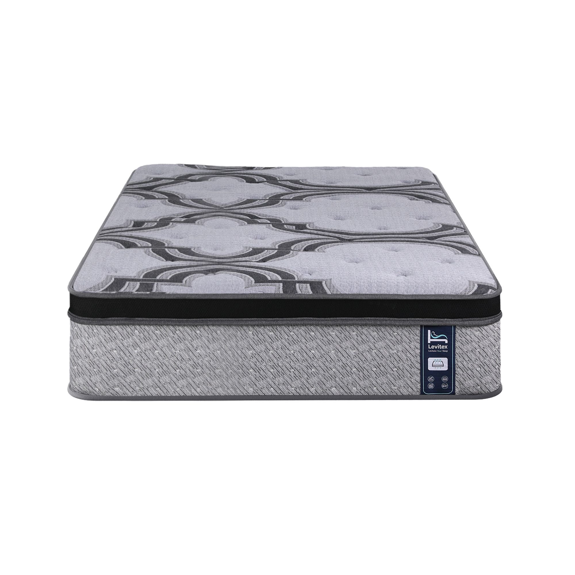 Levitex 5-Zone Pocket Spring Latex Memory Foam Hybrid Mattress Single 34cm