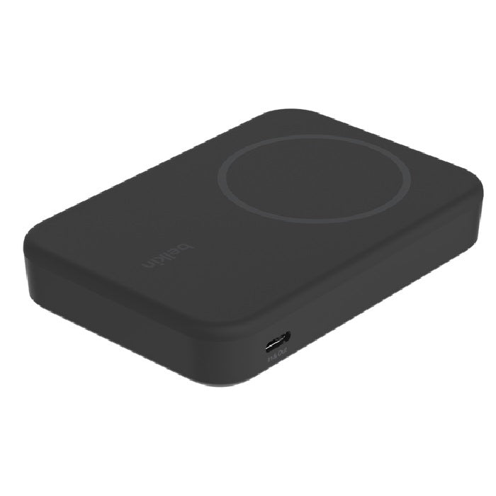 Belkin BoostCharge Pro 10,000 mAh Magnetic Power Bank with Qi2 + USB-C Cable (1M) - Black
