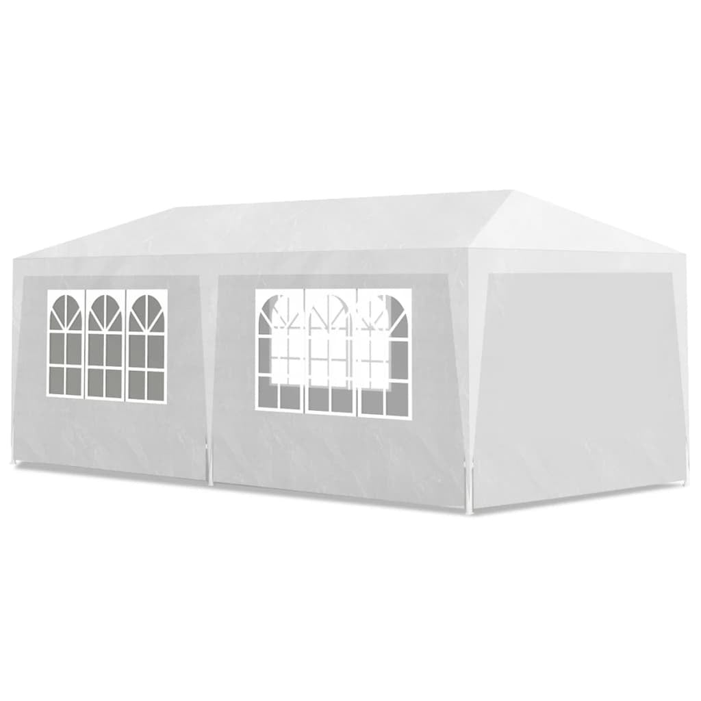 Party Tent With Side Panels 3x6m White