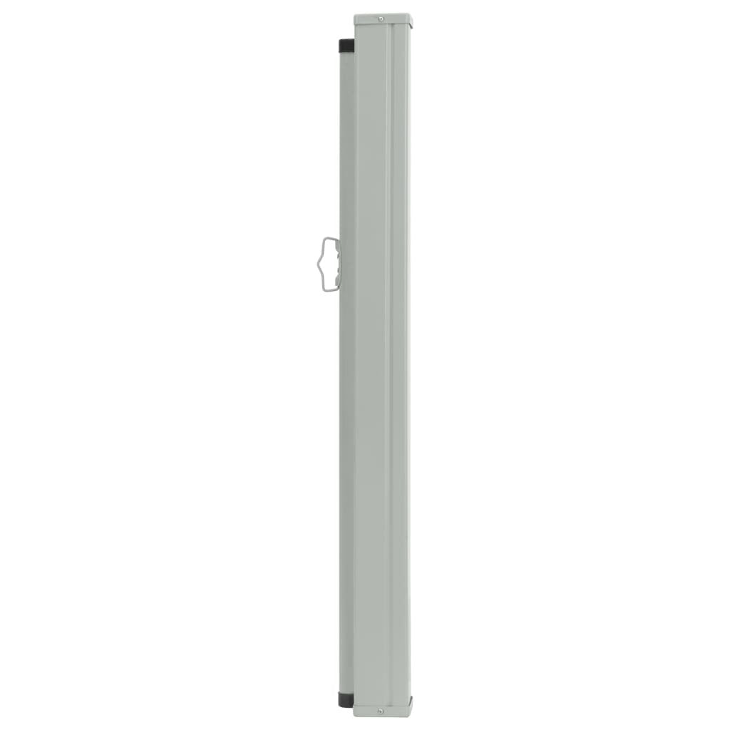 Patio Retractable Side Awning 120x500 cm Black