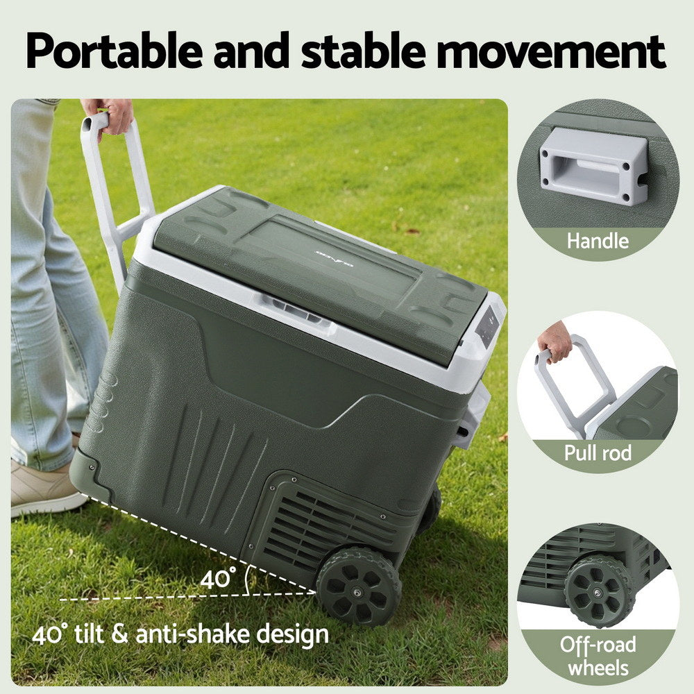 Glacio Portable Fridge 50L Camping Bar Fridges Freezer