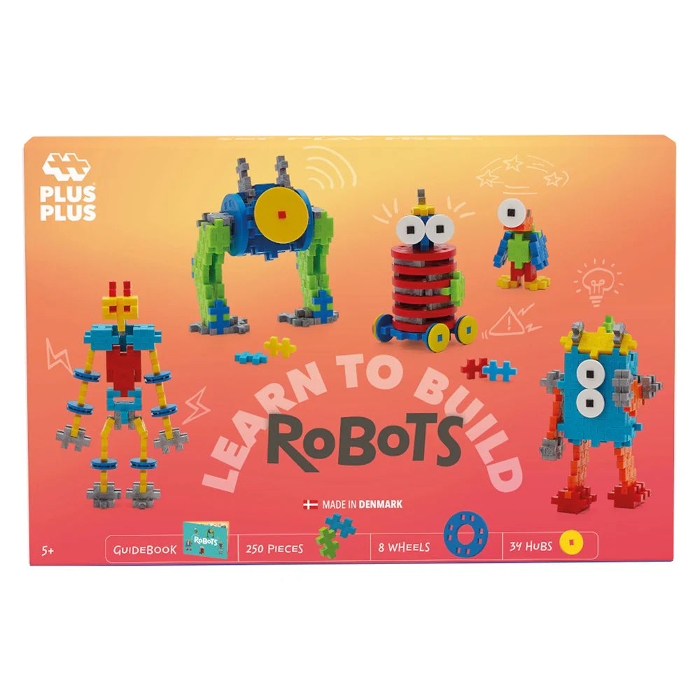 Plus-Plus Learn to Build Robots 275 Piece Creative Building Set