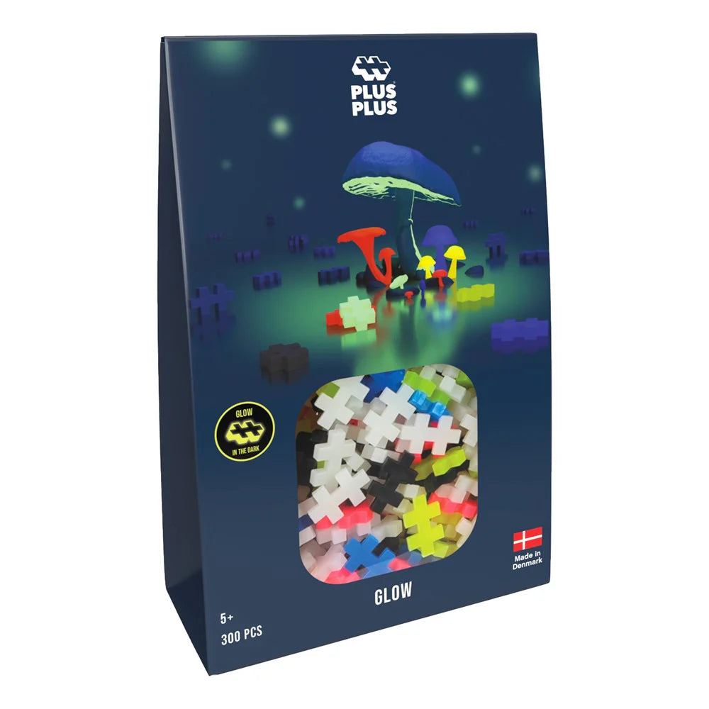 Plus-Plus Glow Mix 300 Piece Creative Building Construction Set