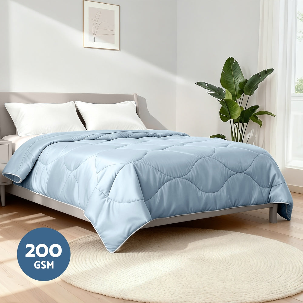 Giselle Tencel Quilt 200GSM Summer Quilts Comforter Doona Light Weight Soft Throw Blanket King