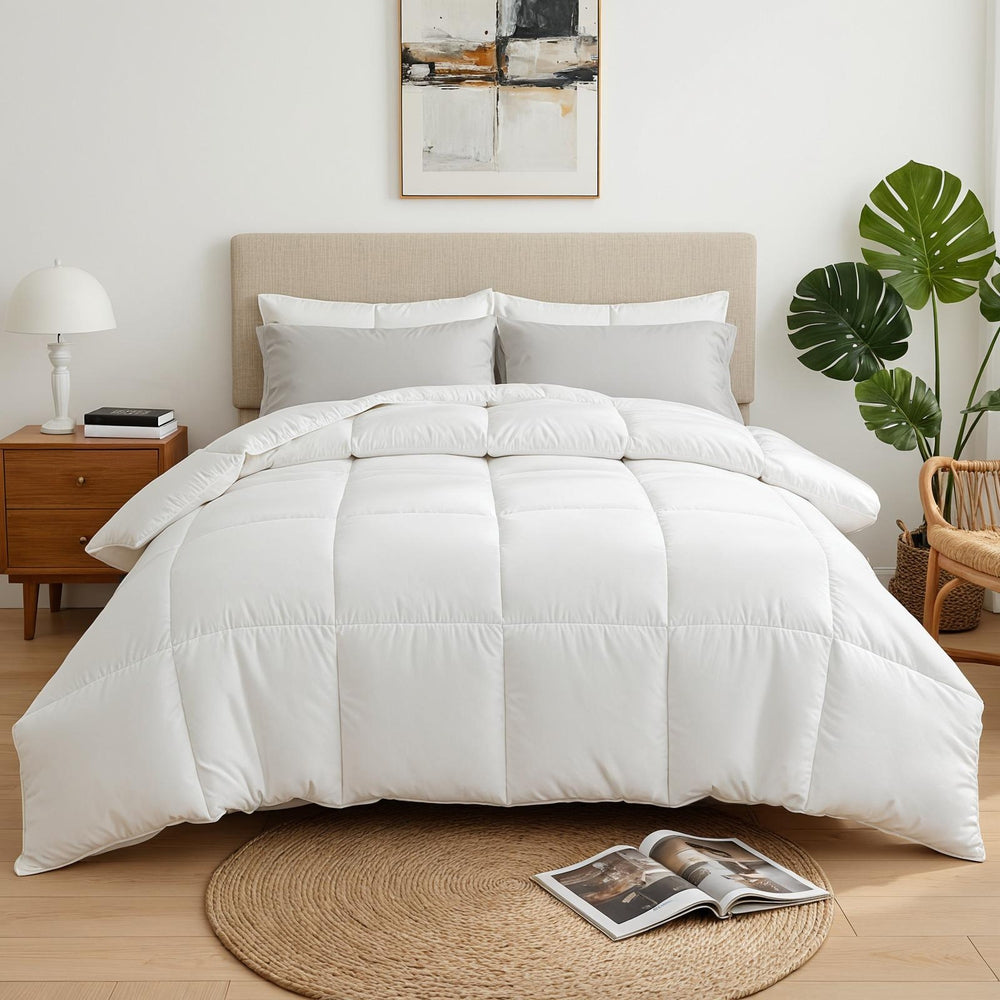 Giselle Bedding Double Size 400GSM Microfiber Quilt All Season Duvet Quilts Comforter