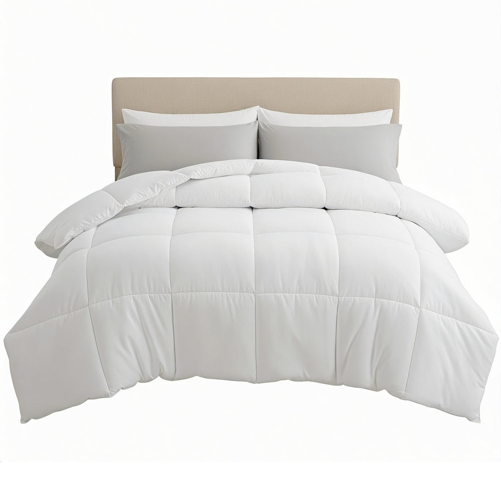 Giselle Bedding King Size 400GSM Microfiber Quilt All Season Duvet Quilts Comforter