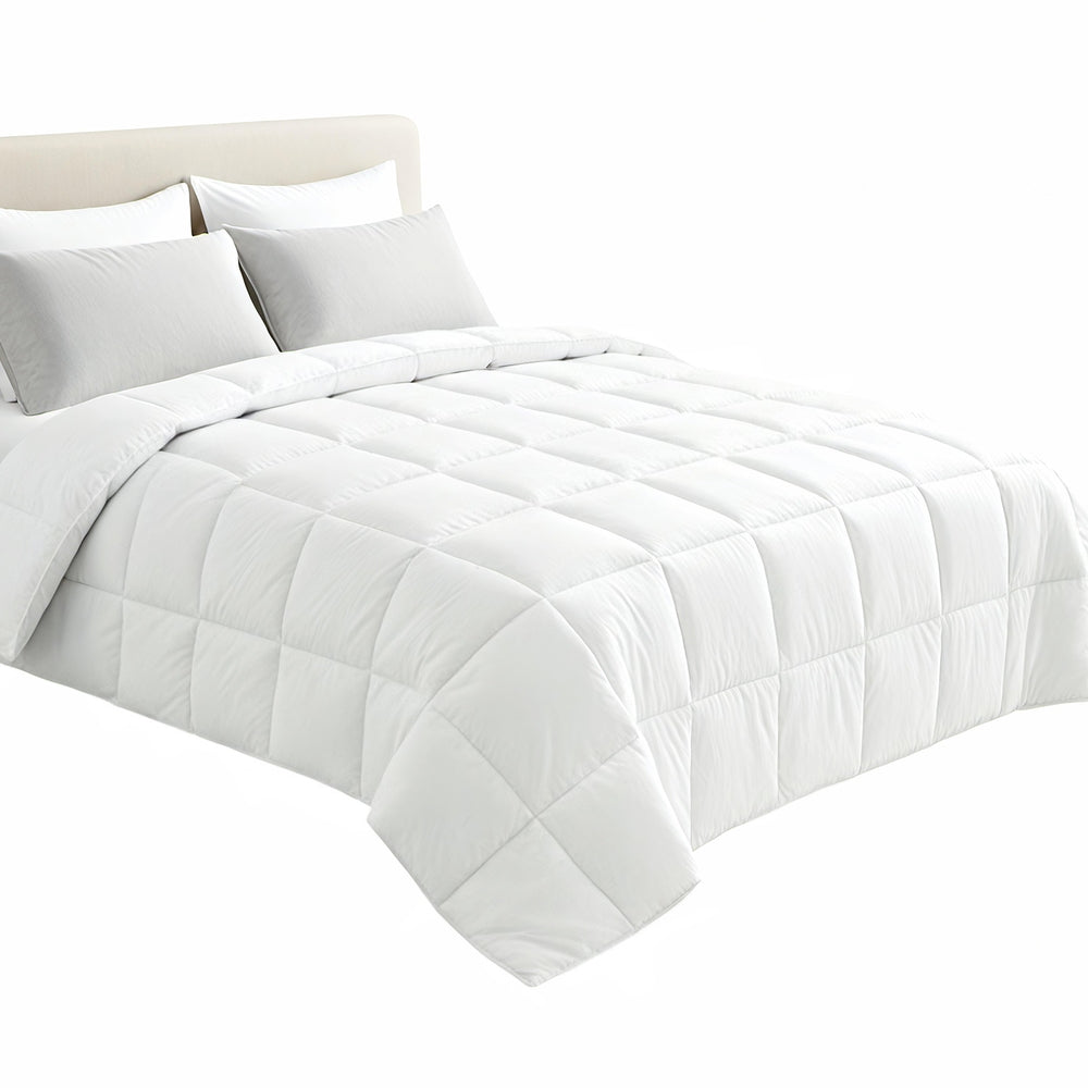 Giselle Bedding Super King Size 400GSM Microfiber Quilt All Season Duvet Quilts Comforter