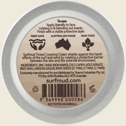Natural Zinc Tinted Covering Cream 45g