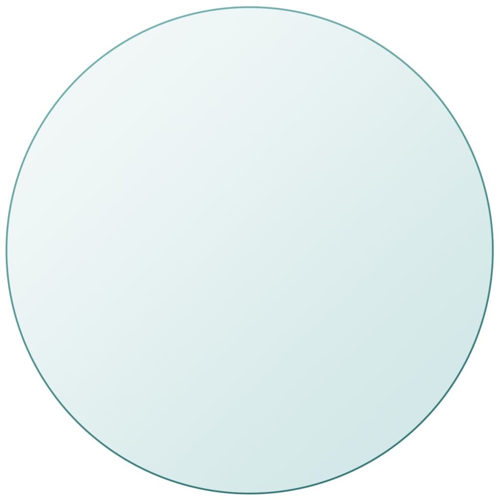 Table Top Tempered Glass Round 800 mm