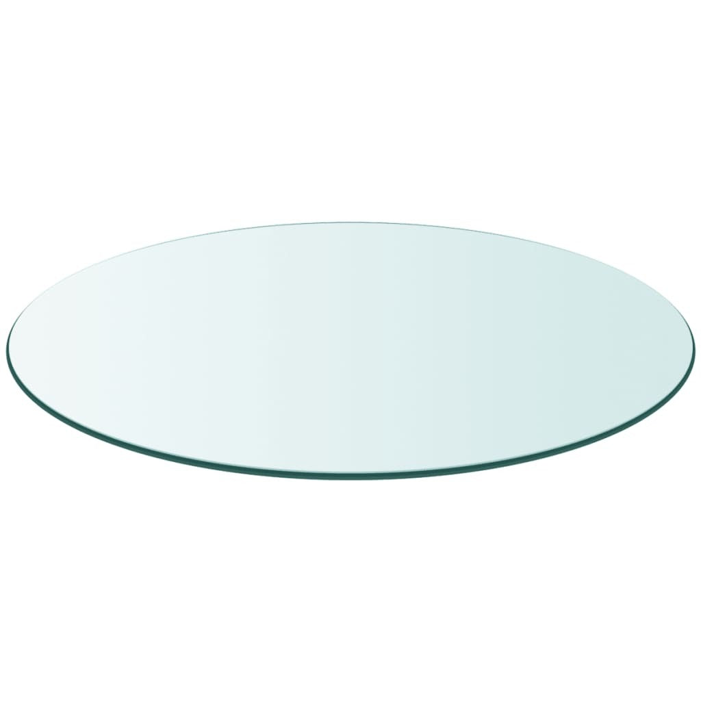 Table Top Tempered Glass Round 800 mm