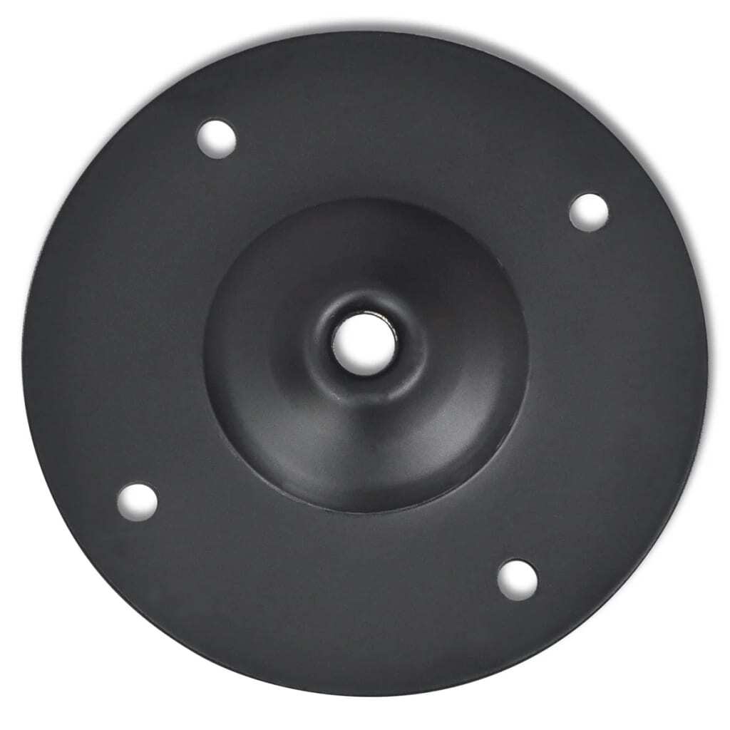 Telescopic Table Legs 2 pcs Black 710 mm-1100 mm Black