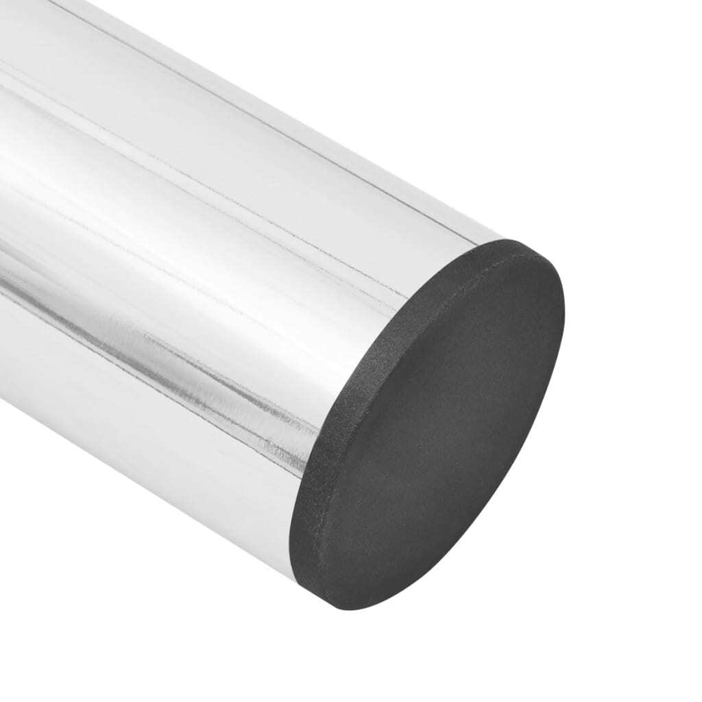 Telescopic Table Legs 2 pcs Chrome 710 mm-1100 mm Chrome