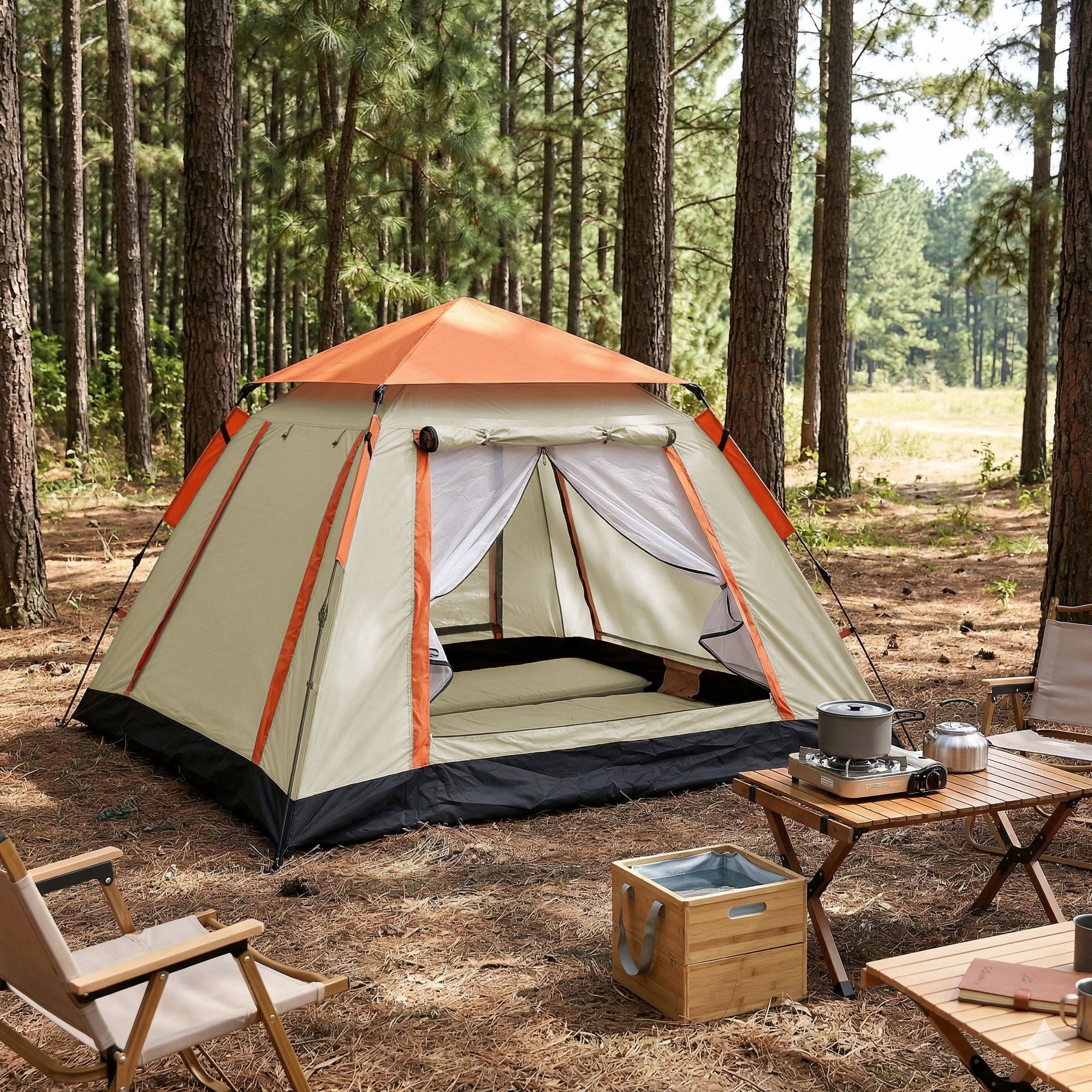 Weisshorn Automatic Pop Up Camping Tent for 3-4 Person Instant Setup Waterproof