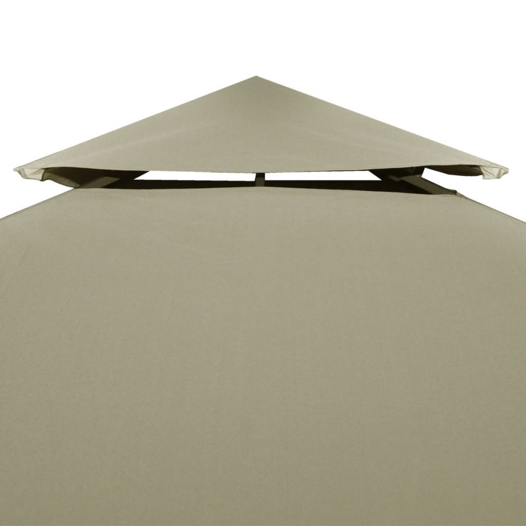Water-proof Gazebo Cover Canopy Replacement 310 g / mÂ² Beige 3 x 3 m