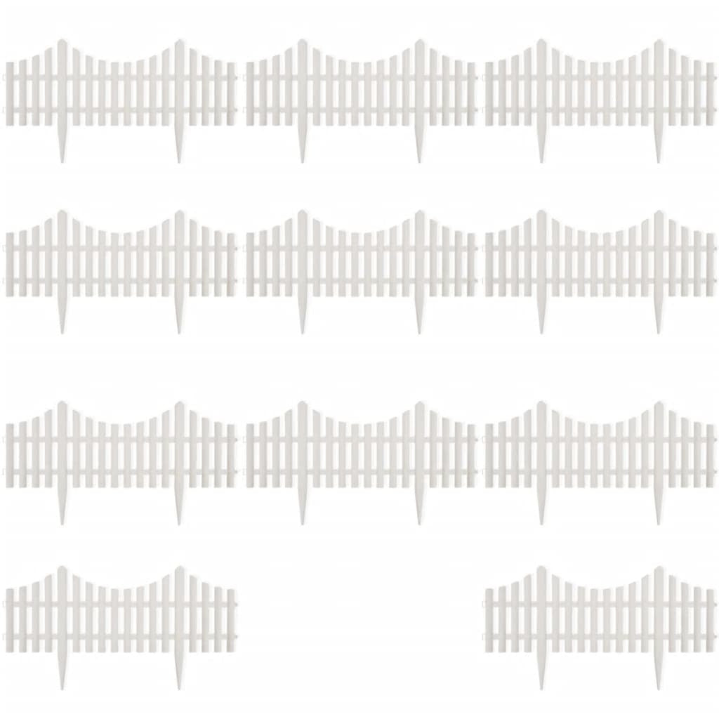 White Lawn Divider 17 pcs / 10 m