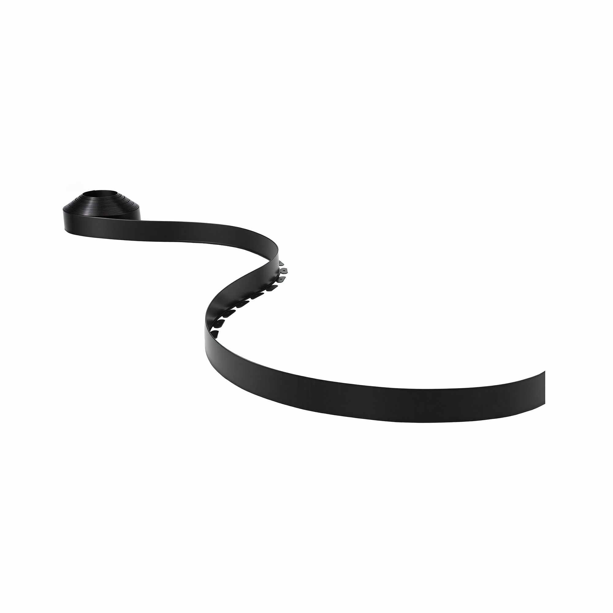 Green Fingers 60ft Garden Edging 30pcs Flexible Plastic Lawn Border Black