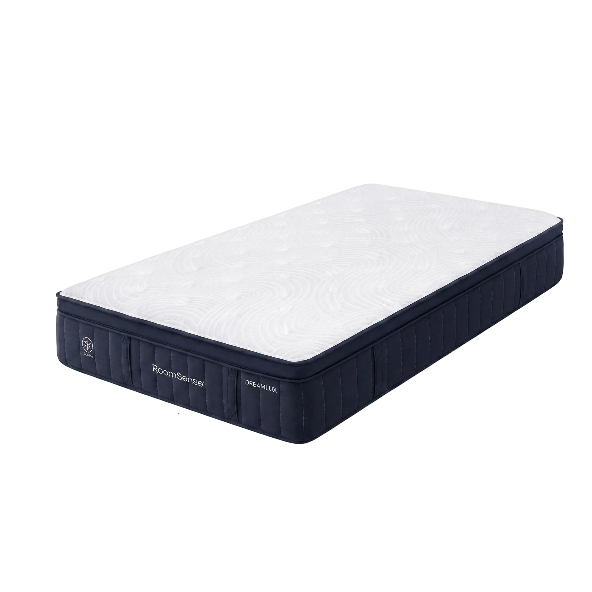 RoomSense King Single Mattress, 34cm Thick Medium Firm Hybrid Mattress for Back Pain Relief
