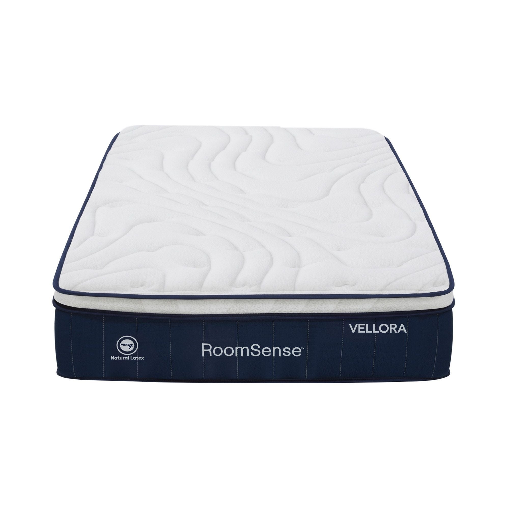 RoomSense King Mattress , 30cm Medium Firm Hybrid Mattress with Latex Lumbar Support for Back Pain Relief