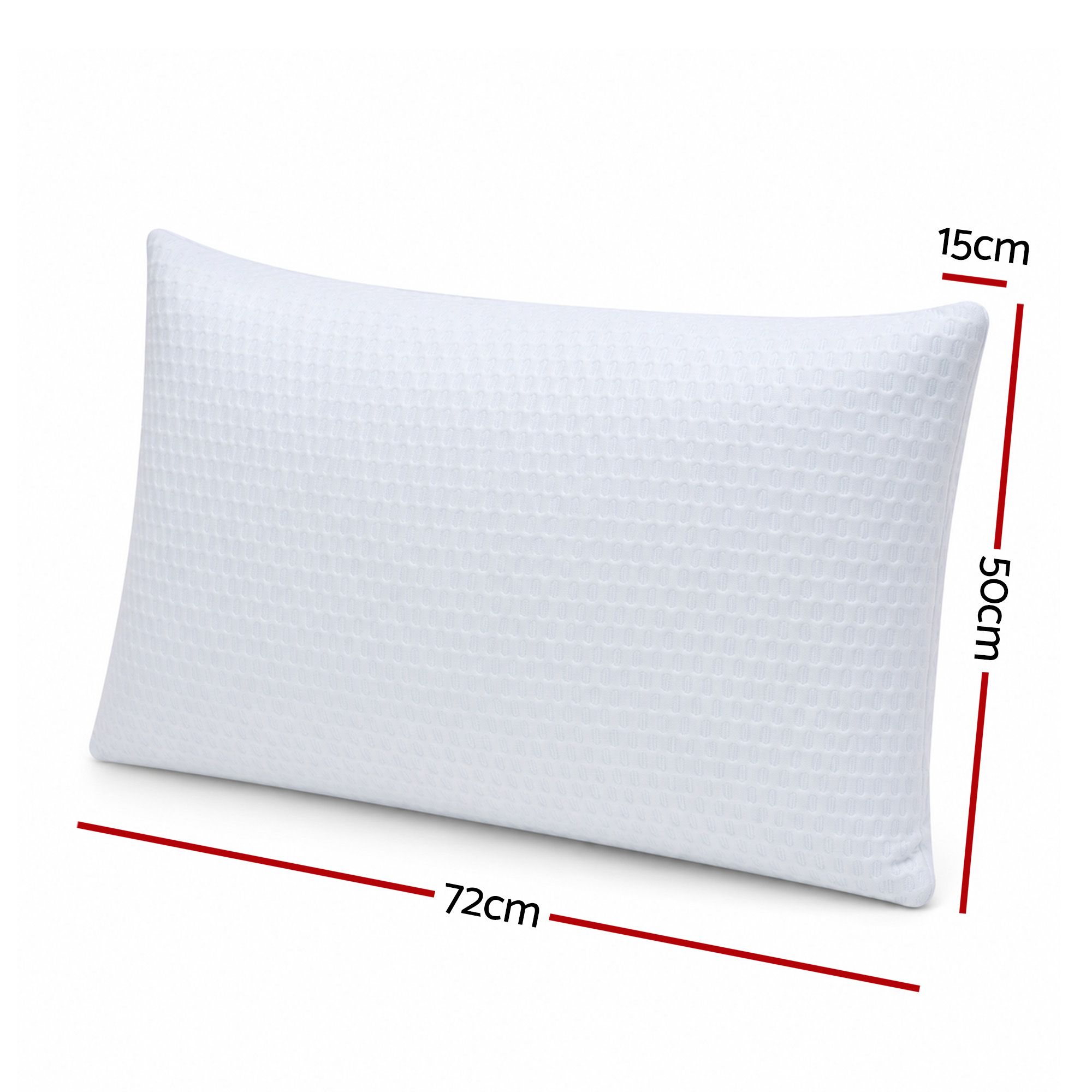 RoomSense Cooling Memory Foam Pillow Pillows 1 Pack, Anti-Flattening Bed Pillows