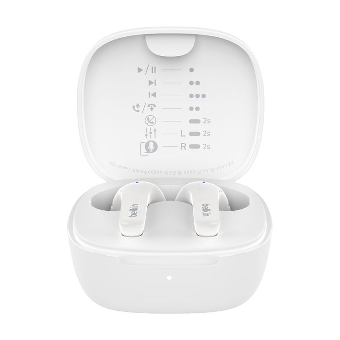 Belkin SoundForm Motion 2 True Wireless Headphones - White