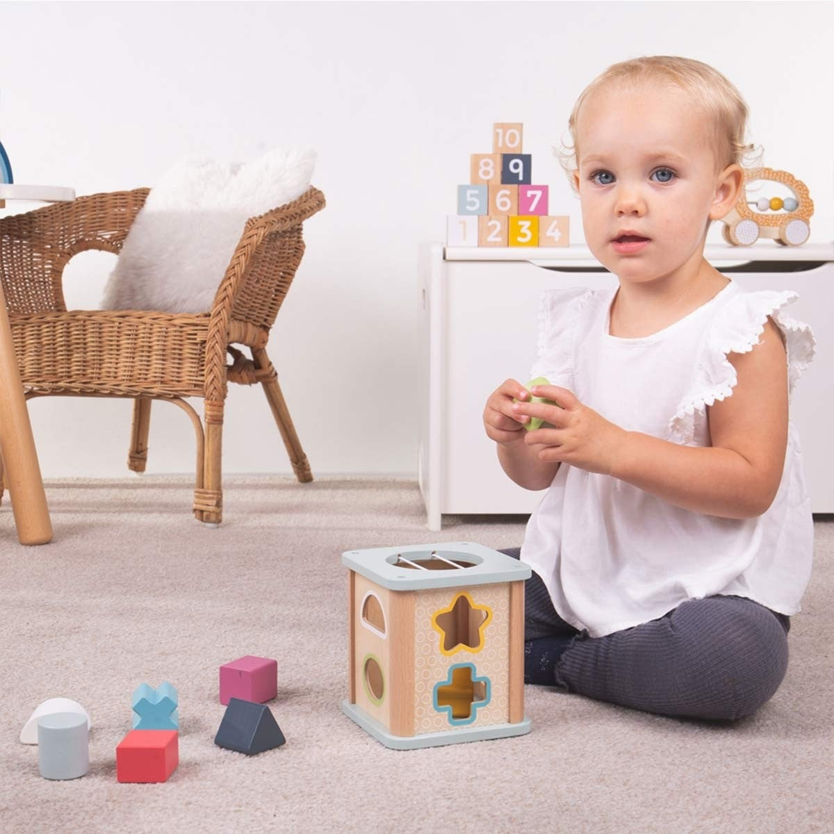 Bigjigs Toys FSC Certified Shape Sorter Wooden Learning Toy