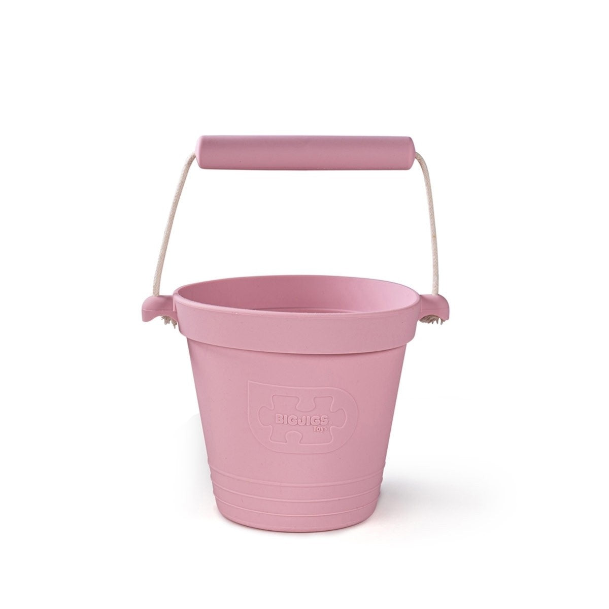 Bigjigs Toys Blush Pink Activity Bucket Sensory and Learning Toy for Toddlers