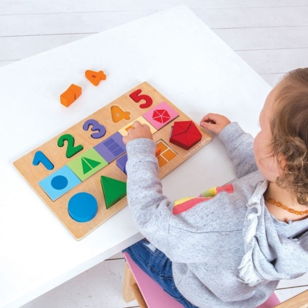 Bigjigs Toys Educational First Fractions Learning Puzzle for Kids